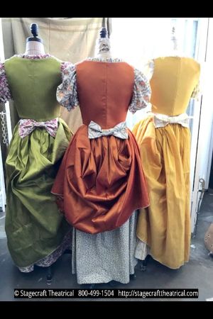 6th Beauty and the Beast Costume Rental Package Mary in the bank with the Bankers