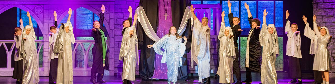 Sister Act Set Rental Gaint Nun  Stagecraft Theatrical 