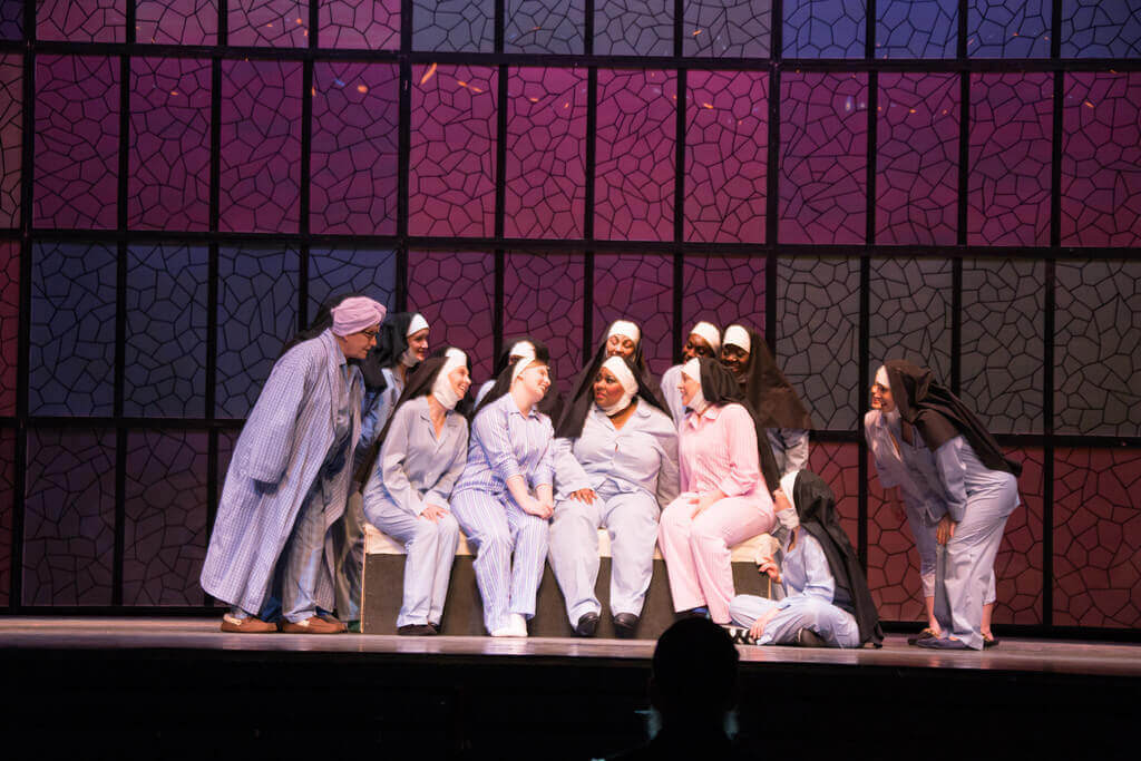 Eddie cop officer uniform - tear away - I could be that guy - Sister Act Costume Rental pictures - Stagecraft Theatrical