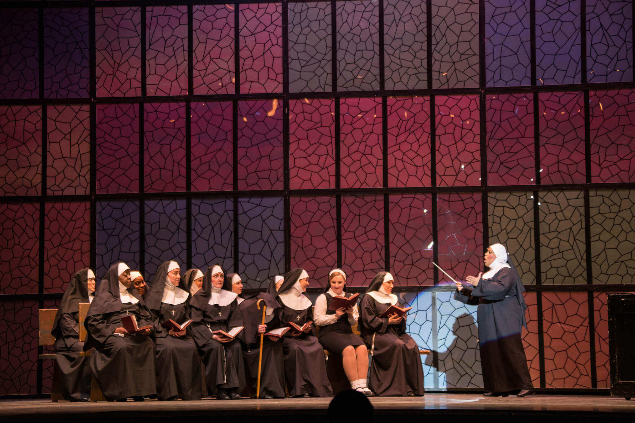 Tina and Michelle Back-up Dancers - Sister Act Costume Rental pictures - Stagecraft Theatrical
