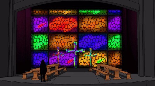 Sister Act Set Rental pictures - Stagecraft Theatrical