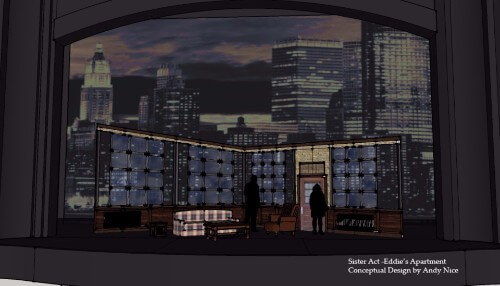 Sister Act Set Rental pictures - Stagecraft Theatrical