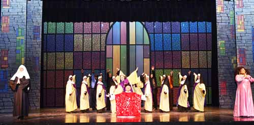 Sister Act Set Rental pictures - Stagecraft Theatrical